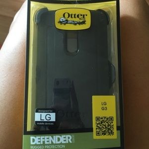 LG G3 Otterbox with belt clip & screen Protector